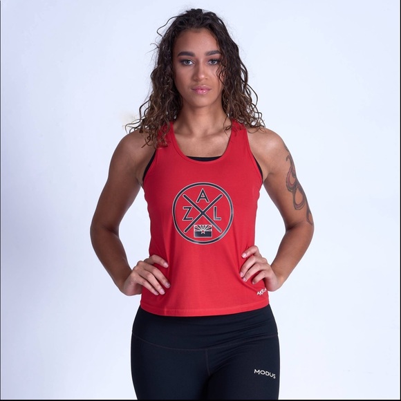 Desert Red Set Tank top & capris - Picture 4 of 13